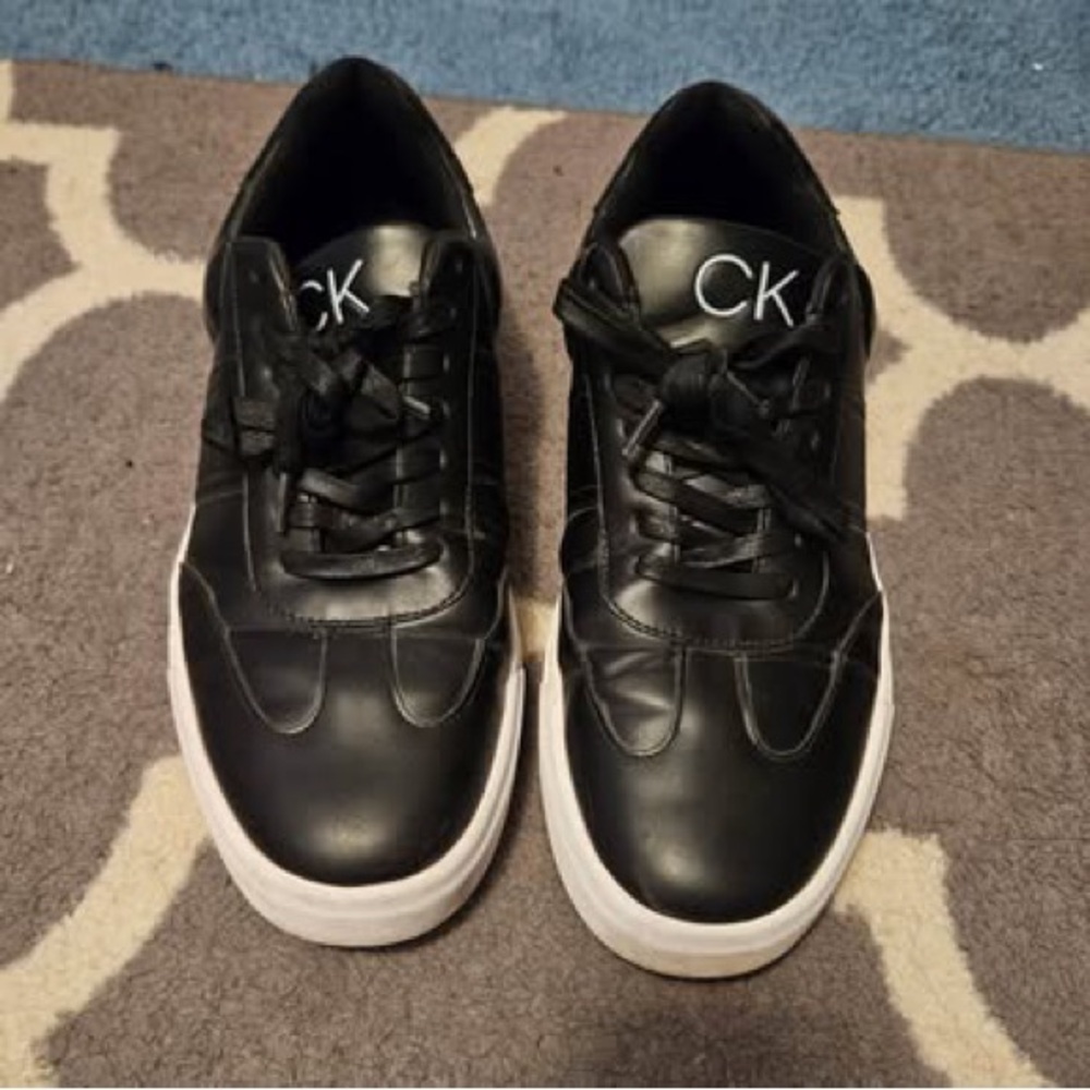 Calvin Klein Black and White Casual Shoes